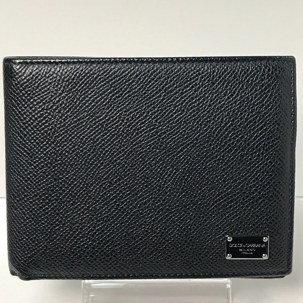 Dolce & Gabbana Leather Bifold Wallet 🖤